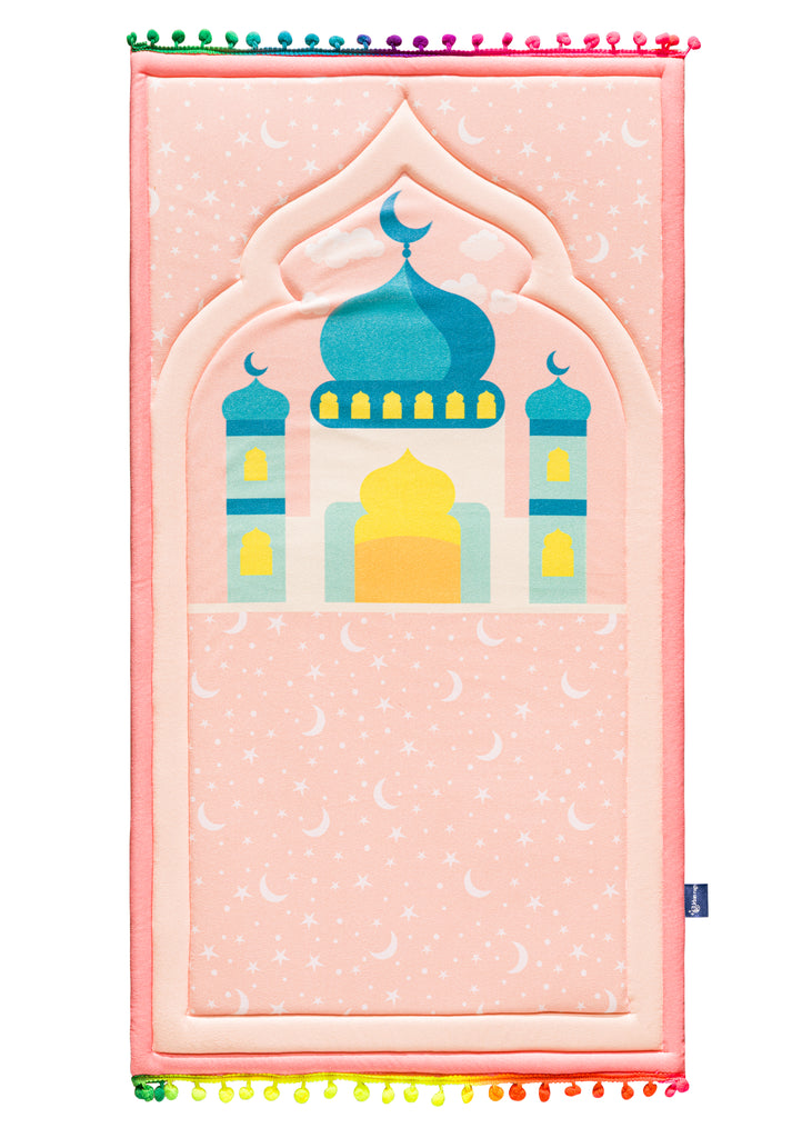 Urban Rugs Pink-Ish Kids Prayer rug | Urban Rugs KSA