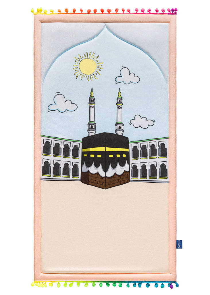 Midday in Mecca Kids Prayer Mat | Urban Rugs KSA