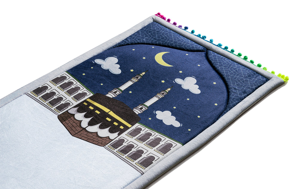 Midnight in Mecca Kids Prayer Mat | Urban Rugs KSA