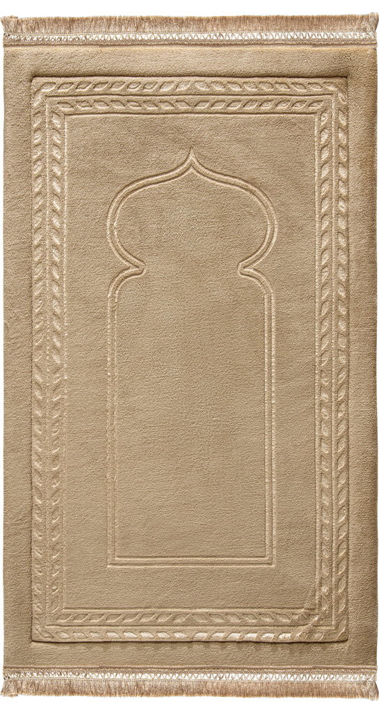 Bronz Emboss Prayer Mat | Urban Rugs KSA