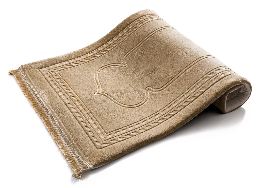Bronz Emboss Prayer Mat | Urban Rugs KSA