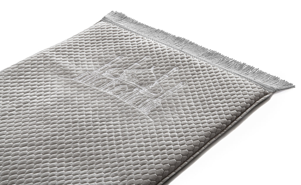 Royal Silver Memory Foam Medical Prayer Mat | Urban Rugs KSA