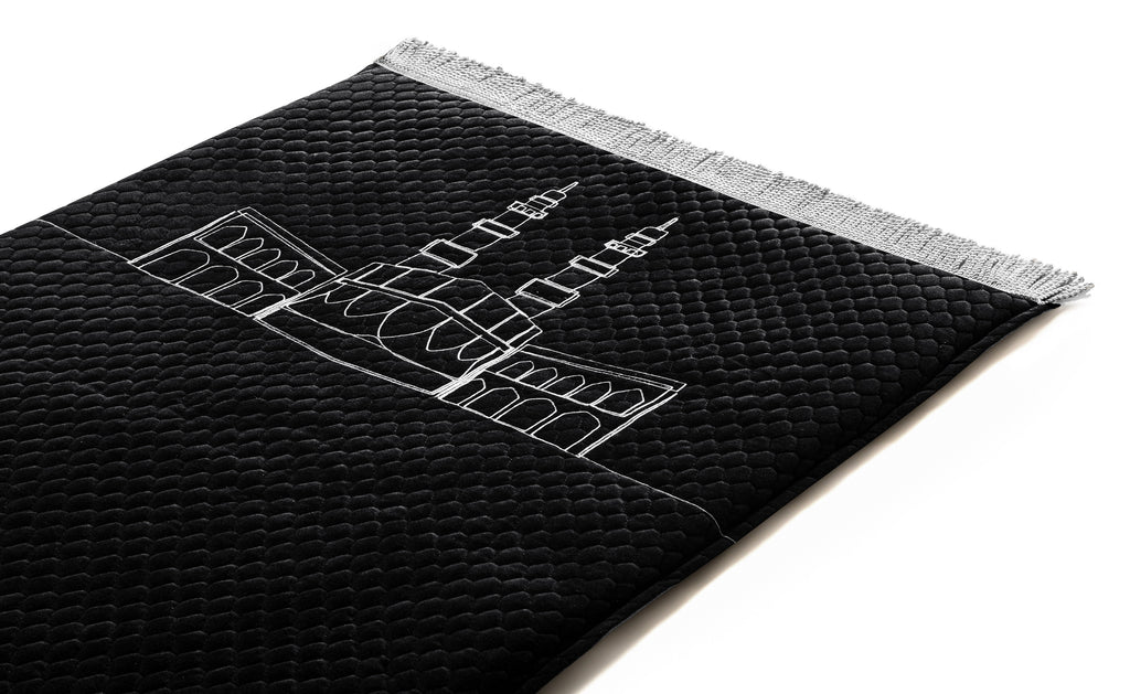 Midnight Memory Foam Medical Prayer Mat | Urban Rugs KSA