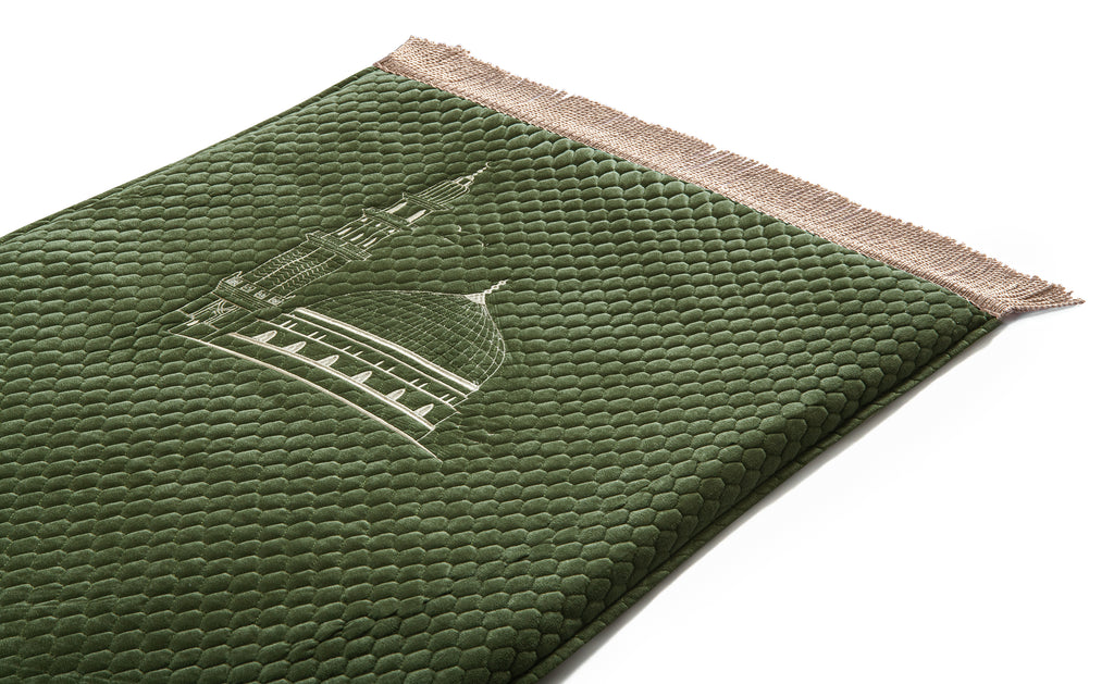 Olive Memory Foam Medical Prayer Mat | Urban Rugs KSA