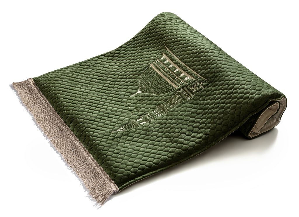 Olive Memory Foam Medical Prayer Mat | Urban Rugs KSA