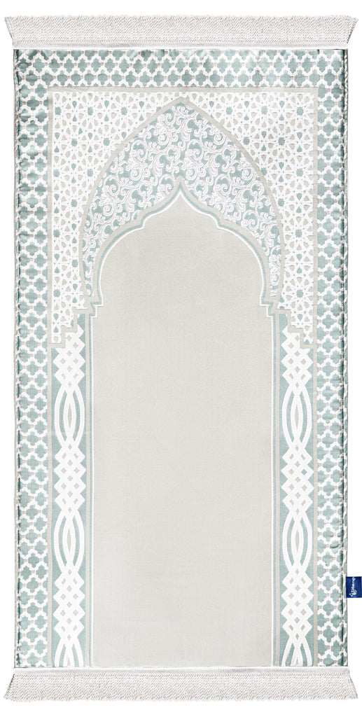 Imperial Mint Green Naseej Prayer Mat | Urban Rugs KSA