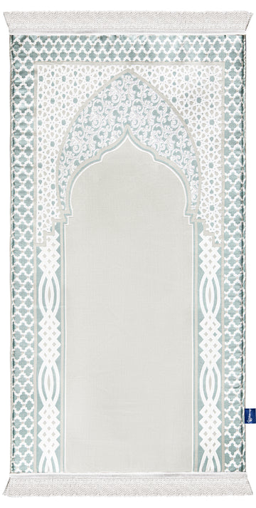 Imperial Mint Green Naseej Prayer Mat | Urban Rugs KSA