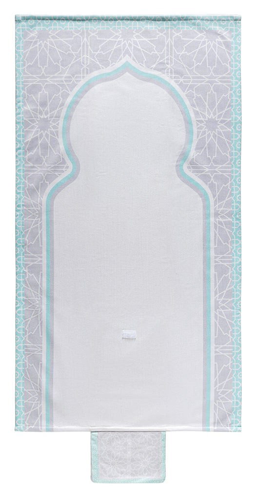 Pistachio Islamic Arch Portable Sejadah | Urban Rugs KSA
