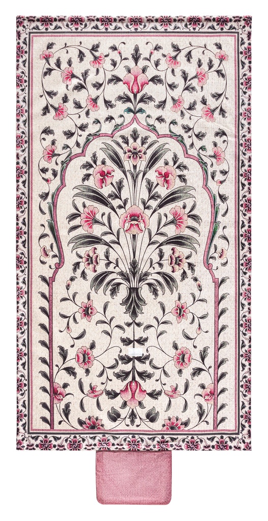 Rose Blooming Damask Portable Sejadah | Urban Rugs KSA

