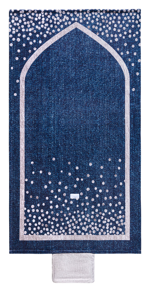 Grey Dotted Portable Sejadah | Urban Rugs KSA