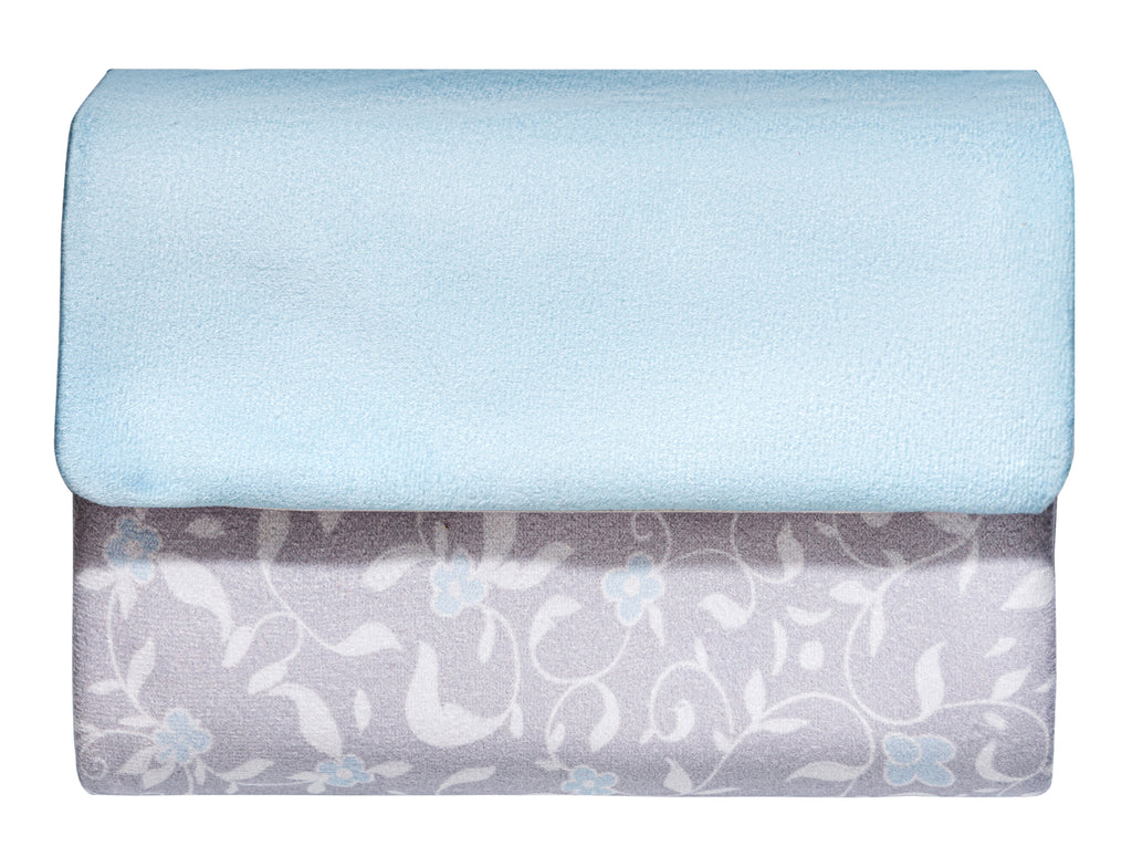 Sky Blue Floral Portable Sejadah | Urban Rugs KSA
