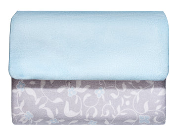 Sky Blue Floral Portable Sejadah | Urban Rugs KSA