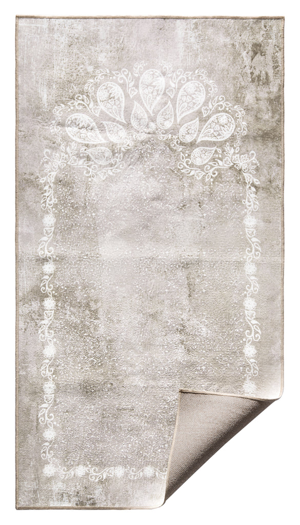 White Pearls Portable Sejadah | Urban Rugs KSA