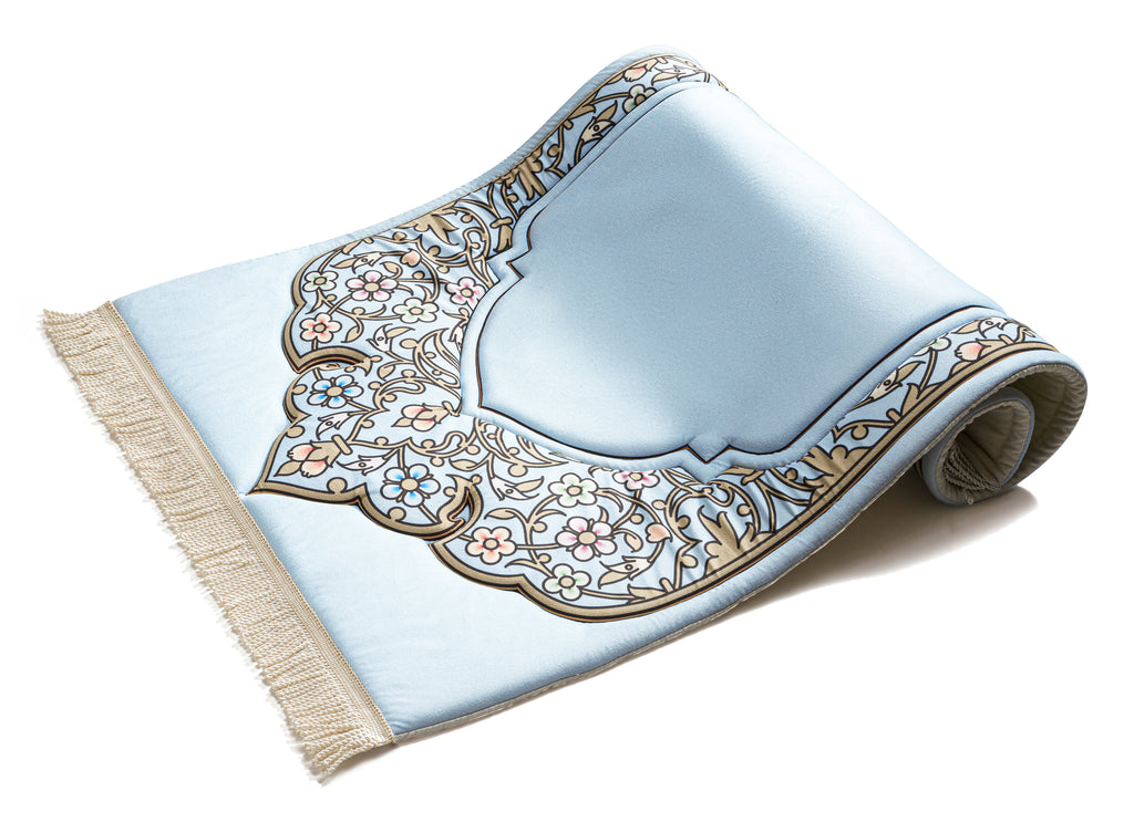 Sky Blue islamic prayer rugs wholesale | Urban Rugs KSA