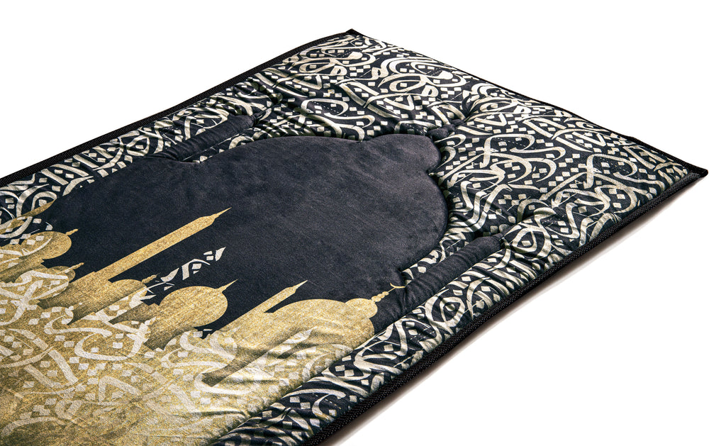 Soft Padded Thick Muslim Prayer Rug | urban rugs KSA