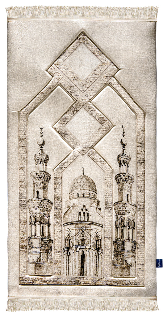 Old Cairo Mosque Premium Prayer Mat | Urban Rugs KSA