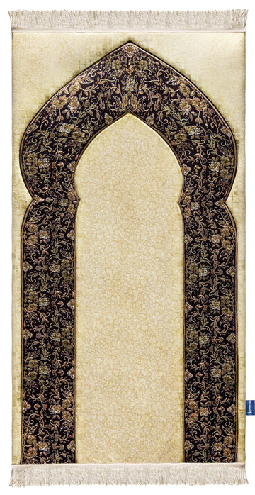 Vintage Arch Premium Prayer Mat | Urban Rugs KSA