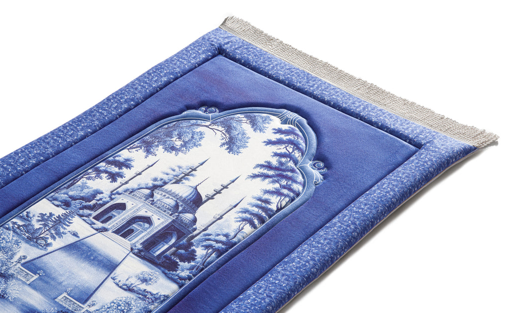Orchid Grace Premium Prayer Mat | Urban Rugs KSA