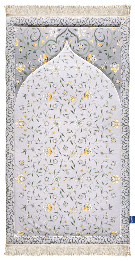 Yellow Louts Premium Prayer Mat | Urban Rugs KSA