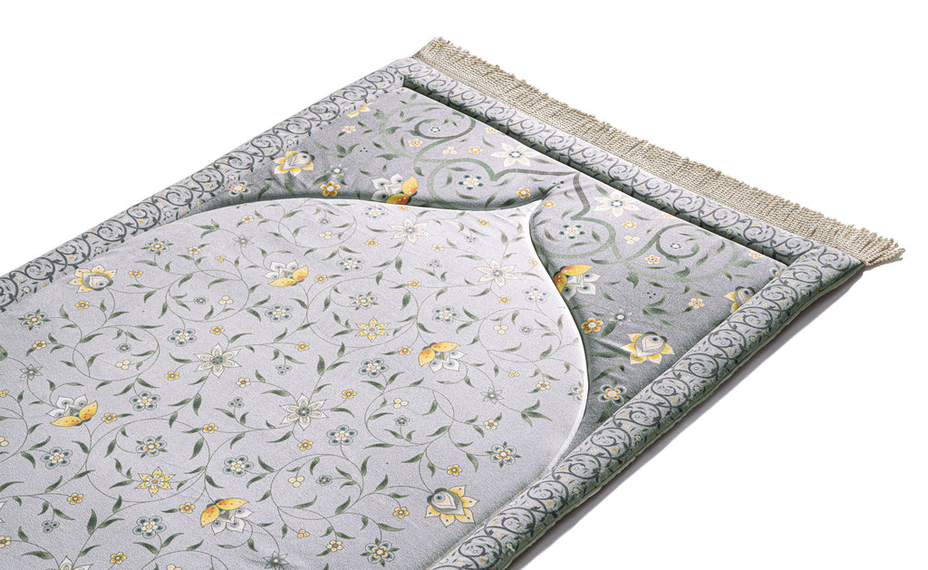 Yellow Louts Premium Prayer Mat | Urban Rugs KSA