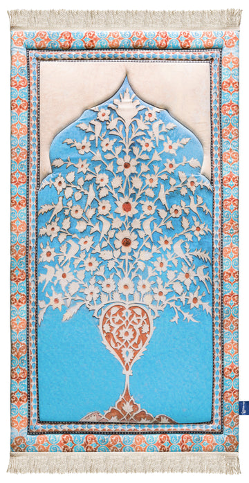 Flower Bouquet Premium Prayer Mat | Urban Rugs KSA

