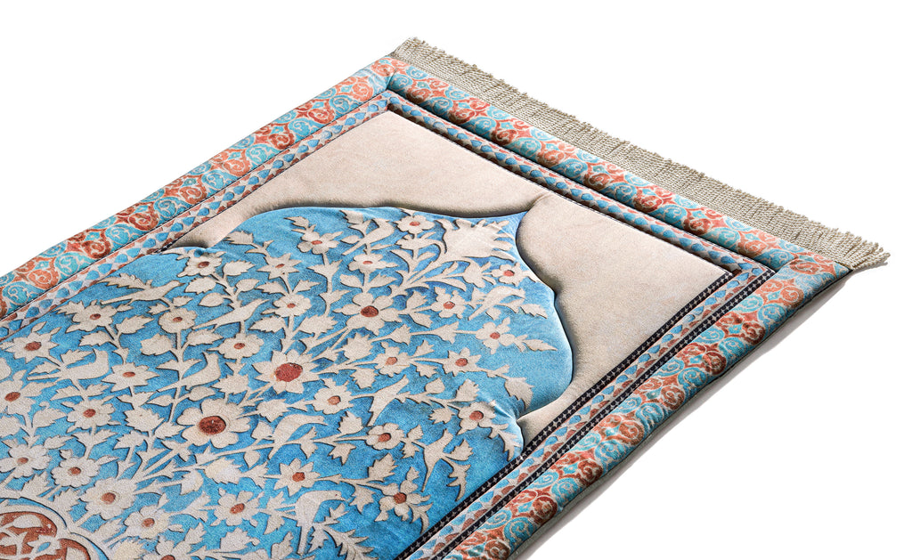 Flower Bouquet Premium Prayer Mat | Urban Rugs KSA