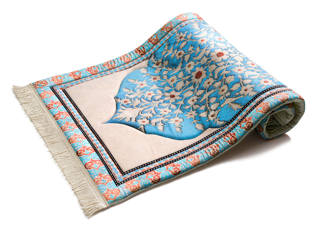 Flower Bouquet Premium Prayer Mat | Urban Rugs KSA