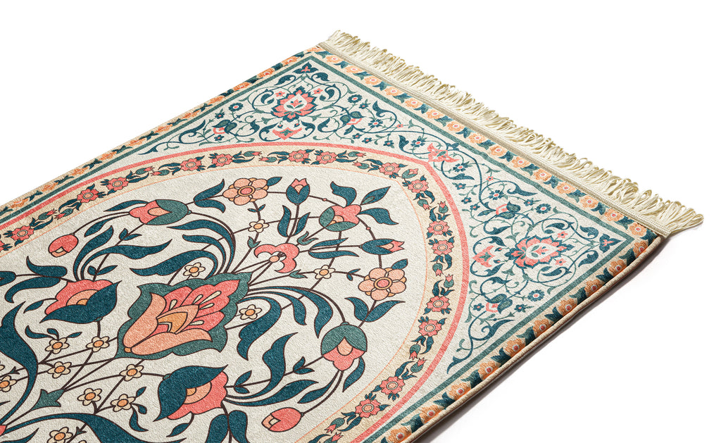 Gold Oriental Original Prayer Mat | Urban Rugs KSA

